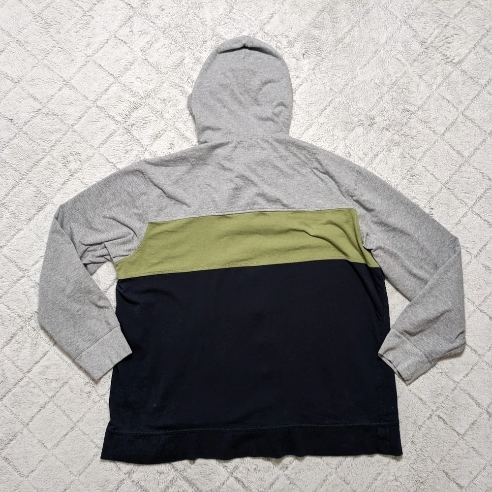 The Territory Ahead Jacket Men's XL Blue Green Gray Color block Full Zip Hooded